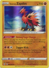 Galarian Zapdos - 082/203 - Holo Rare - Inglés