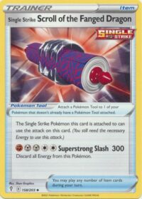 Single Strike Scroll of the Fanged Dragon - 158/203 - Uncommon - Inglés