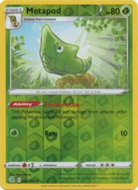 Metapod - 002/264 - Uncommon Reverse Holo - Inglés