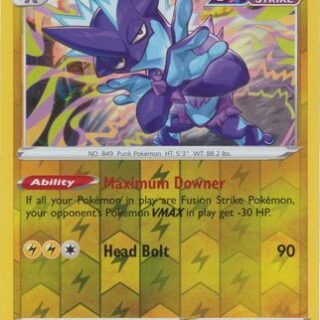 Toxtricity - 108/264 - Holo Rare Reverse Holo - Inglés