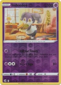 Indeedee - 127/264 - Common Reverse Holo - Inglés