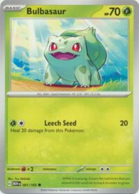 Bulbasaur - 001/165 - Common - Inglés