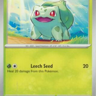 Bulbasaur - 001/165 - Common - Inglés