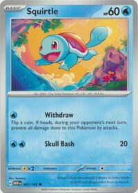 Squirtle - 007/165 - Common - Inglés