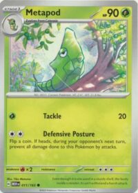 Metapod - 011/165 - Common - Inglés