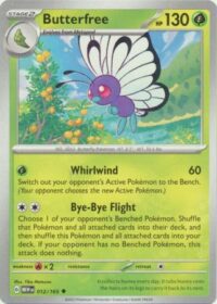 Butterfree - 012/165 - Uncommon - Inglés