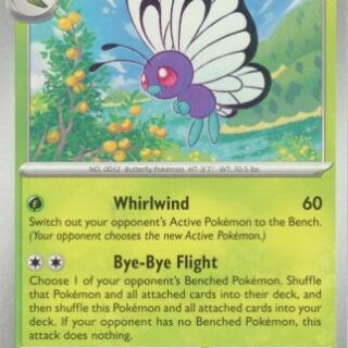 Butterfree - 012/165 - Uncommon - Inglés