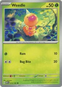 Weedle - 013/165 - Common - Inglés