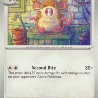 Raticate - 020/165 - Uncommon - Inglés