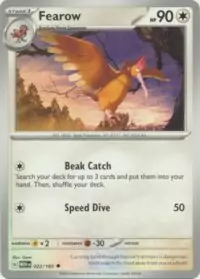 Fearow - 022/165 - Uncommon - Inglés