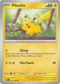 Pikachu - 025/165 - Common - Inglés