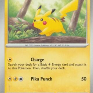Pikachu - 025/165 - Common - Inglés