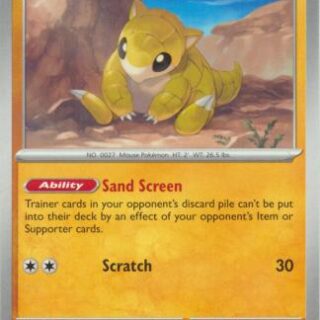 Sandshrew - 027/165 - Common - Inglés