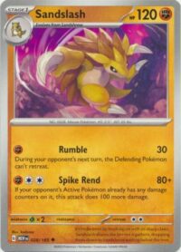 Sandslash - 028/165 - Uncommon - Inglés