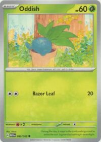 Oddish - 043/165 - Common - Inglés