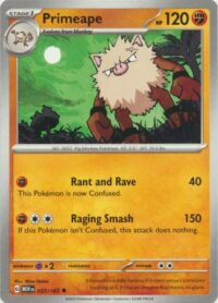 Primeape - 057/165 - Uncommon - Inglés
