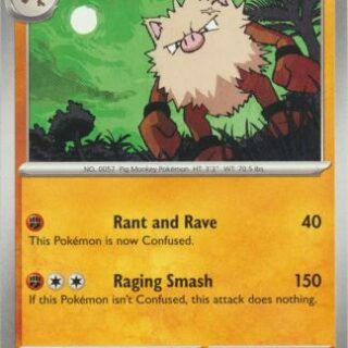Primeape - 057/165 - Uncommon - Inglés