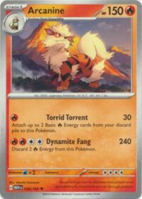 Arcanine - 059/165 - Uncommon - Inglés