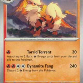 Arcanine - 059/165 - Uncommon - Inglés