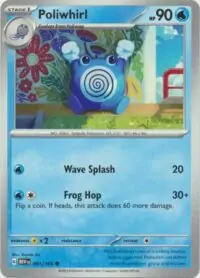 Poliwhirl - 061/165 - Common - Inglés