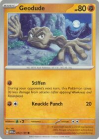 Geodude - 074/165 - Common - Inglés