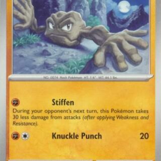 Geodude - 074/165 - Common - Inglés