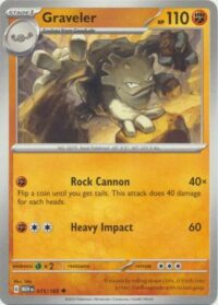 Graveler - 075/165 - Uncommon - Inglés