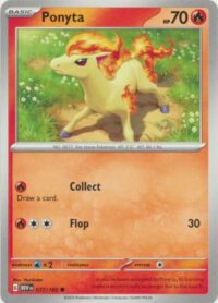 Ponyta - 077/165 - Common - Inglés