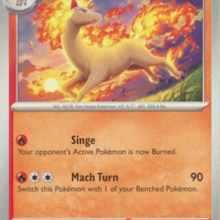 Rapidash - 078/165 - Uncommon - Inglés