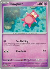 Slowpoke - 079/165 - Common - Inglés