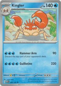 Kingler - 099/165 - Uncommon - Inglés