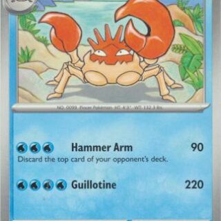 Kingler - 099/165 - Uncommon - Inglés