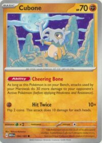 Cubone - 104/165 - Common - Inglés