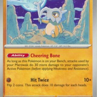 Cubone - 104/165 - Common - Inglés