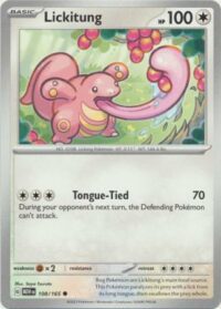 Lickitung - 108/165 - Common - Inglés