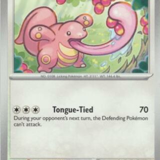 Lickitung - 108/165 - Common - Inglés