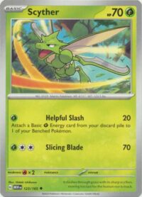 Scyther - 123/165 - Uncommon - Inglés
