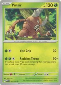 Pinsir - 127/165 - Uncommon - Inglés