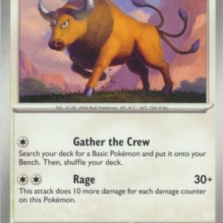 Tauros - 128/165 - Uncommon - Inglés