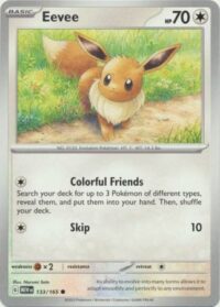 Eevee - 133/165 - Common - Inglés