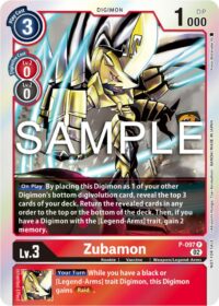 Zubamon - P-097 (Limited Card Pack Ver.2)