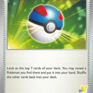 Great Ball  -  Pikachu 57 - Uncommon - 183/193