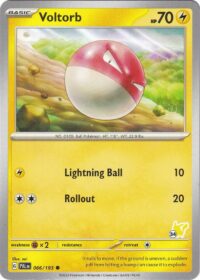 Voltorb  -  Pikachu 34 - Uncommon - 066/193