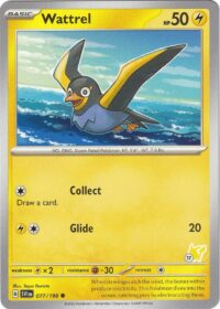 Wattrel  -  Pikachu 17 - Uncommon - 077/193