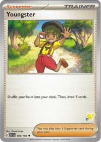 Youngster  -  Pikachu 21 - Uncommon - 198/198