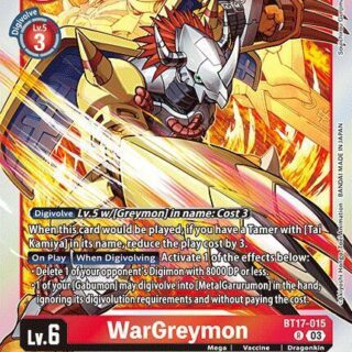 WarGreymon - BT17-015 R