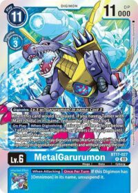 MetalGarurumon - BT17-027 R