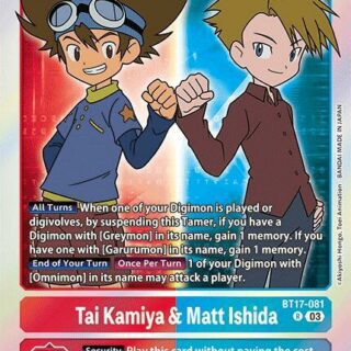 Tai Kamiya & Matt Ishida - BT17-081 R