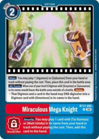 Miraculous Mega Knight - BT17-095 U