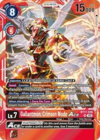Gallantmon: Crimson Mode ACE - BT17-018 SR